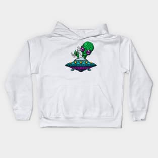 Alien Smoke Kids Hoodie